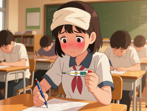 王虎應六爻發燒不影響考學